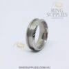 Damascus Steel 8mm ring blank