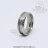 Damascus Steel 8mm ring blank