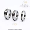 Tungsten Ring Blanks with Channel