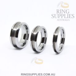 Tungsten Ring Blanks with Channel
