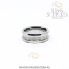 8mm Tungsten Ring Blanks with Channel