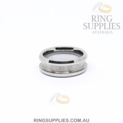 8mm Tungsten Ring Blanks with Channel