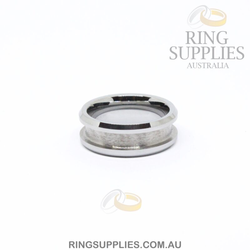 8mm Tungsten Ring Blanks with Channel