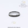 4mm Tungsten Ring Blank with Channel