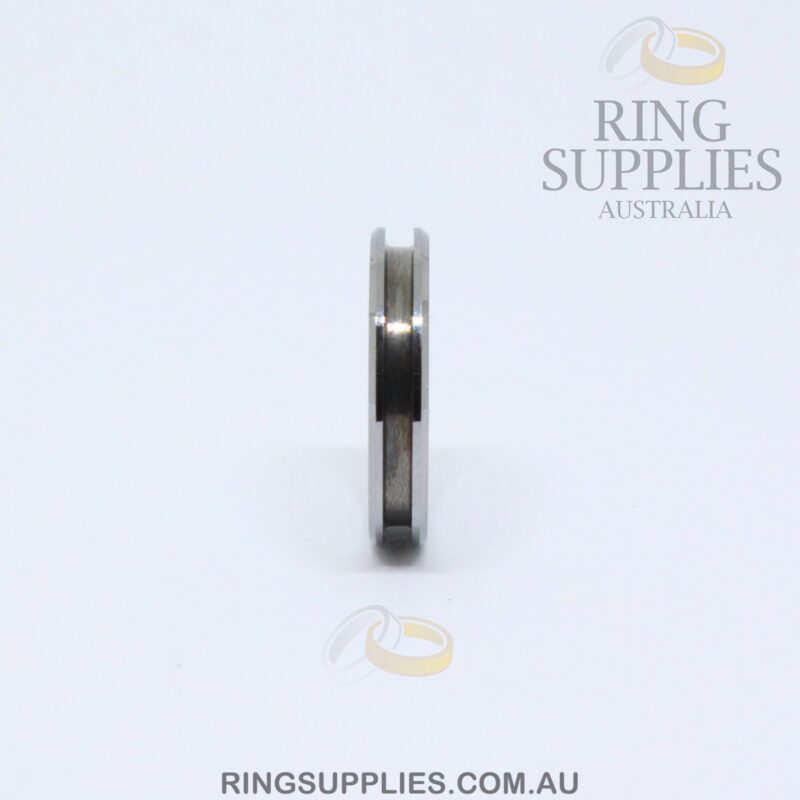 4mm Tungsten Ring Blank with Channel