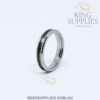 4mm Tungsten Ring Blank with Channel