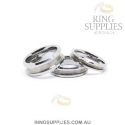 Tungsten Ring Blank with Channel