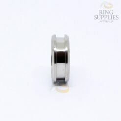 8mm Titanium Ring Blank with 4mm wide Channel