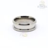 8mm Titanium Ring Blank with 4mm wide Channel