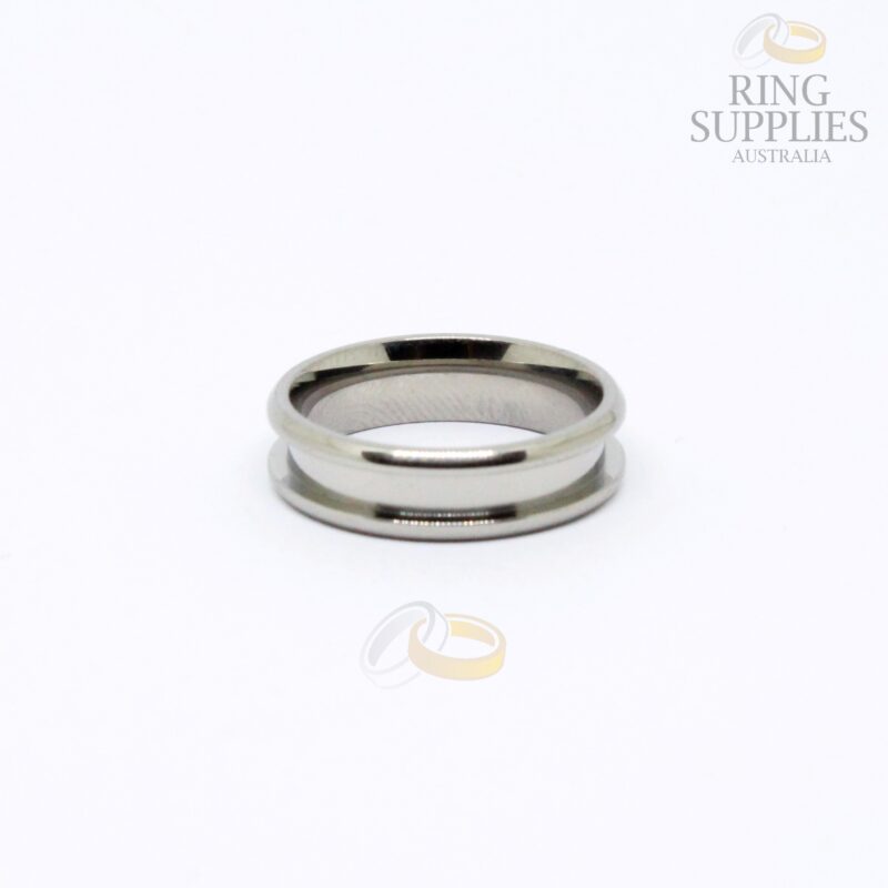 3mm Titanium Ring Blank with 3mm wide Channel