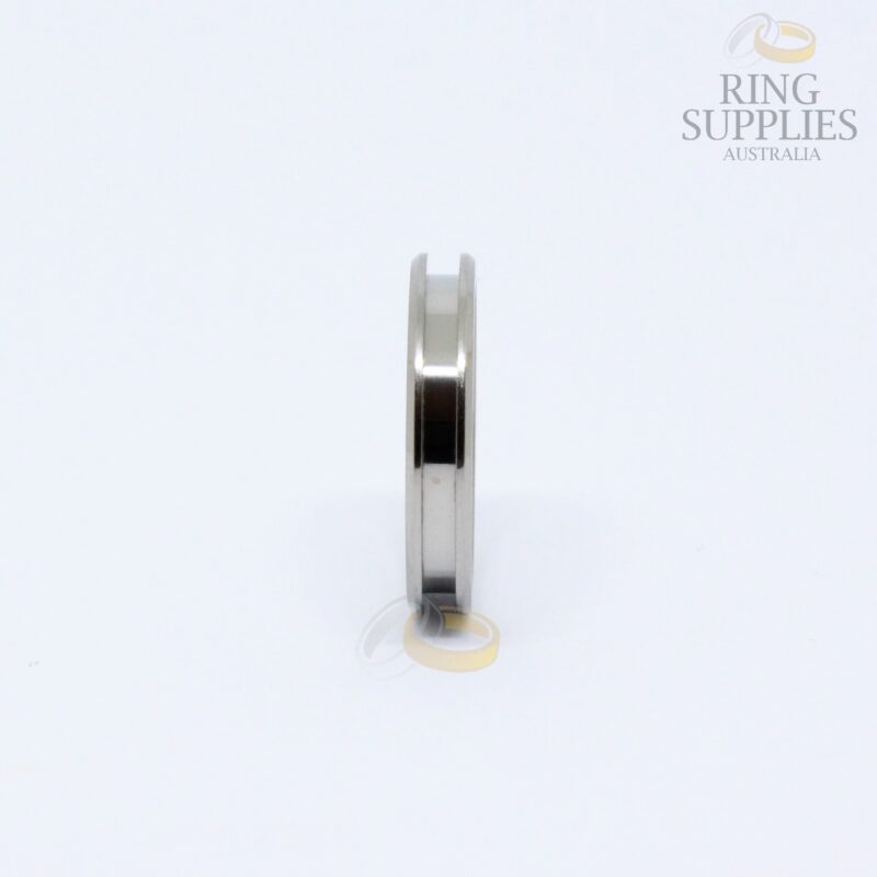 4mm Titanium Ring Blank with 2mm wide Channel