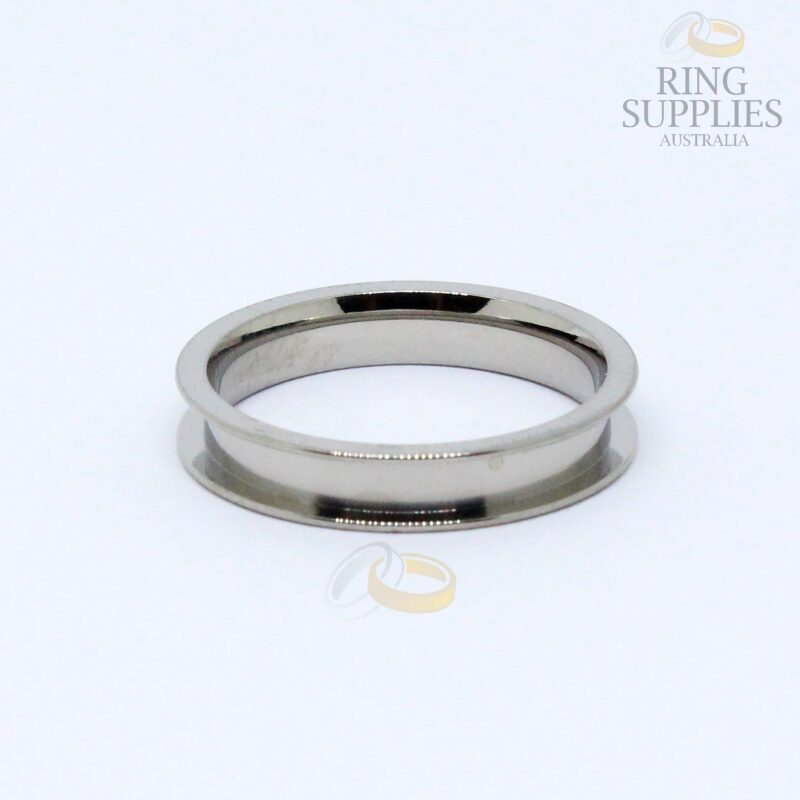 4mm Titanium ring blank with 3mm channel