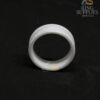 8mm white ceramic ring blanks with 4mm channel groove