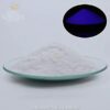 Violet glow powder with an inset showing its purple glow