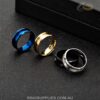 Stainless steel ring blank with channel groove