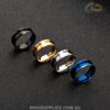 Stainless steel ring blank with channel groove