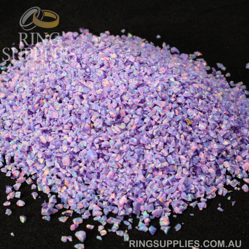 Multi-Lavender Crushed Opal