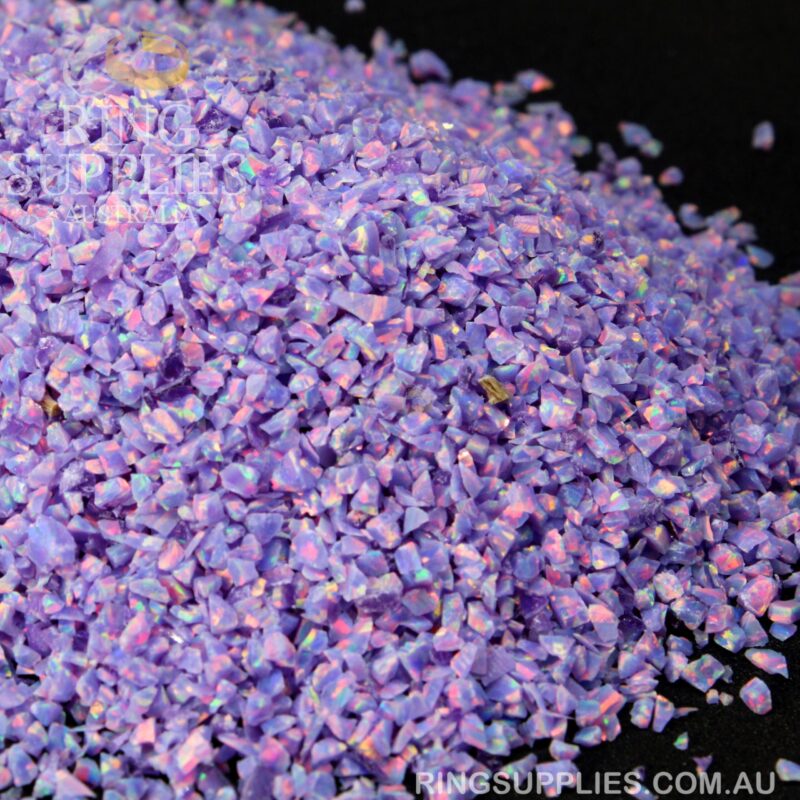 Multi-Lavender Crushed Opal