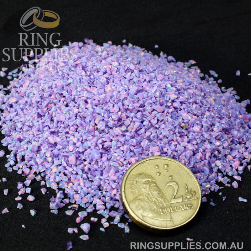Multi-Lavender Crushed Opal