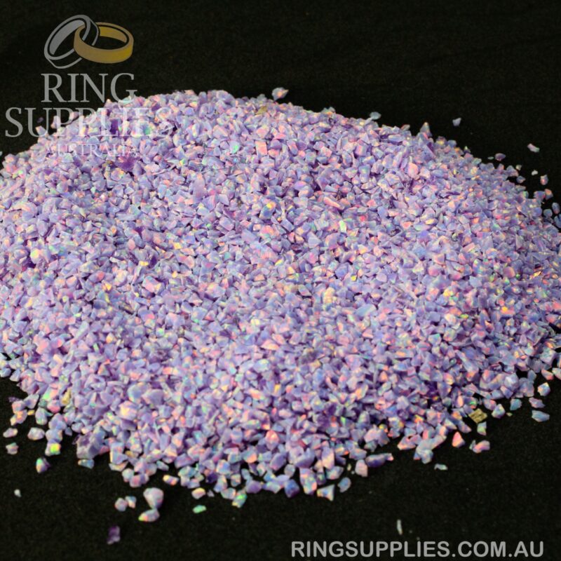 Multi-Lavender Crushed Opal
