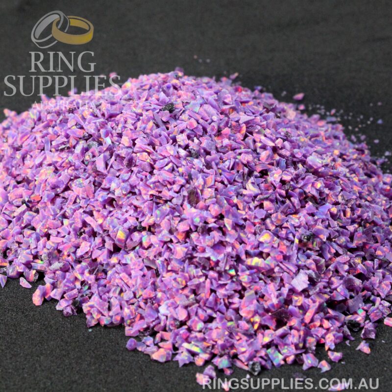 Royal Lavender Crushed Opal Chips
