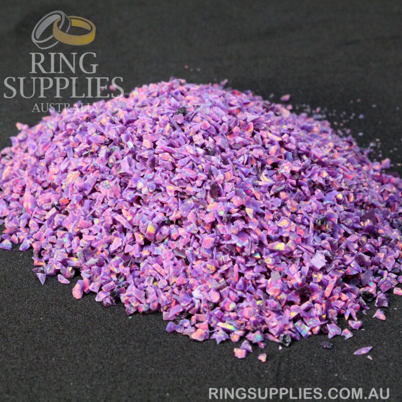 Royal Lavender Crushed Opal Chips