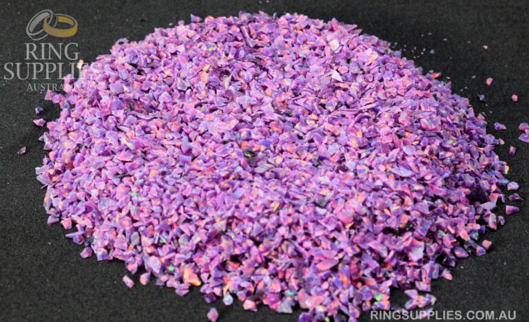 Royal Lavender Crushed Opal Chips