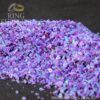 Close-up of purple Multi Amethyst synthetic crushed opal chips