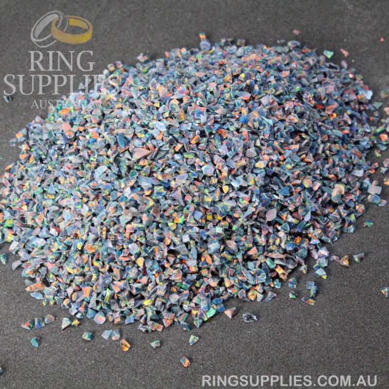 Rainbow Fire Crushed Opal Chips