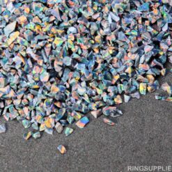 Rainbow Fire Crushed Opal Chips