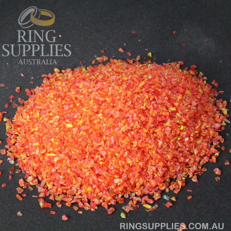 Raging Fire Crushed Opal Chips