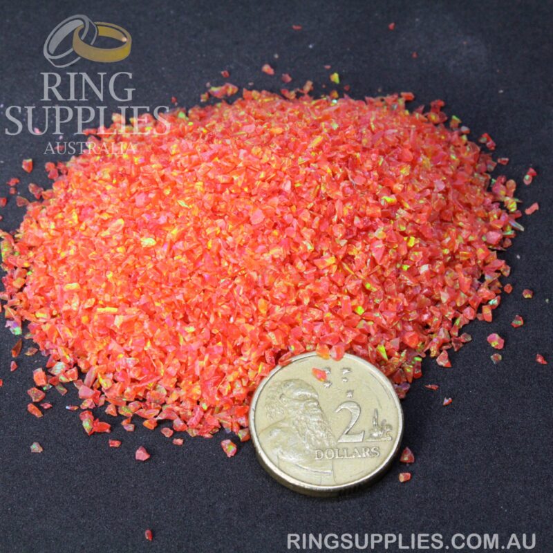 Raging Fire Crushed Opal Chips