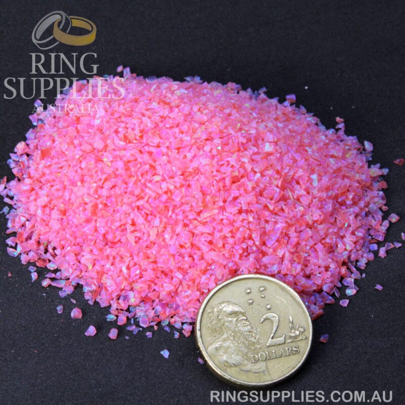 Mexican Pink Crushed Opal Chips