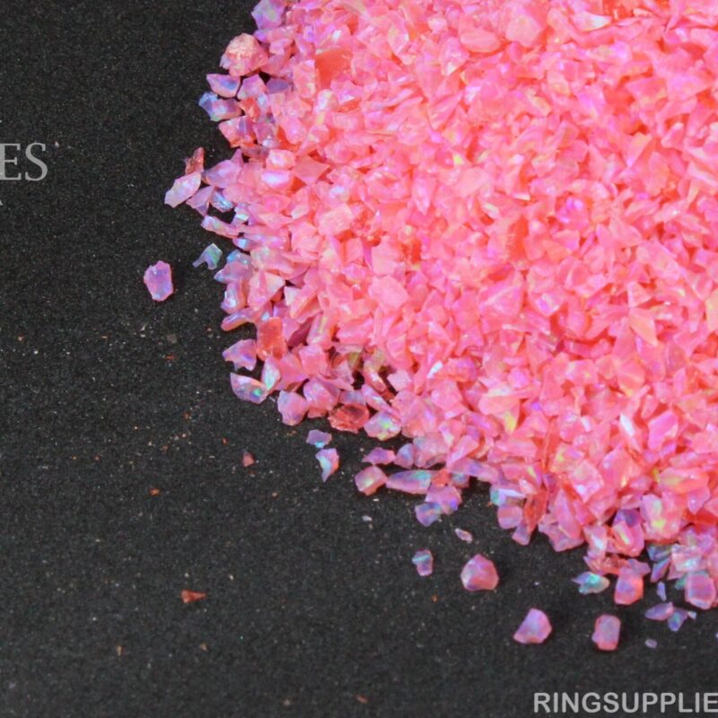 Mexican Pink Crushed Opal Chips
