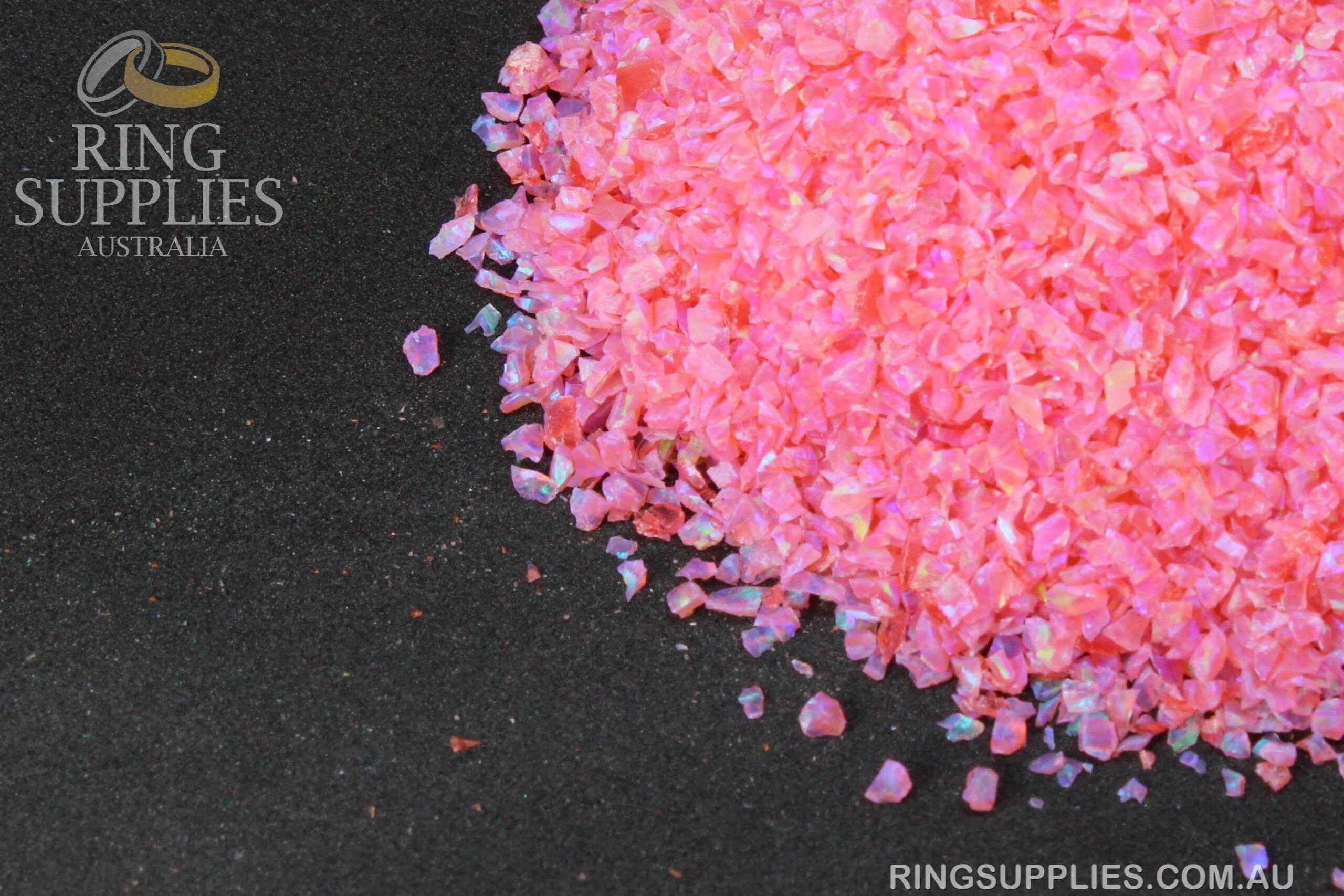 Mexican Pink Crushed Opal Chips
