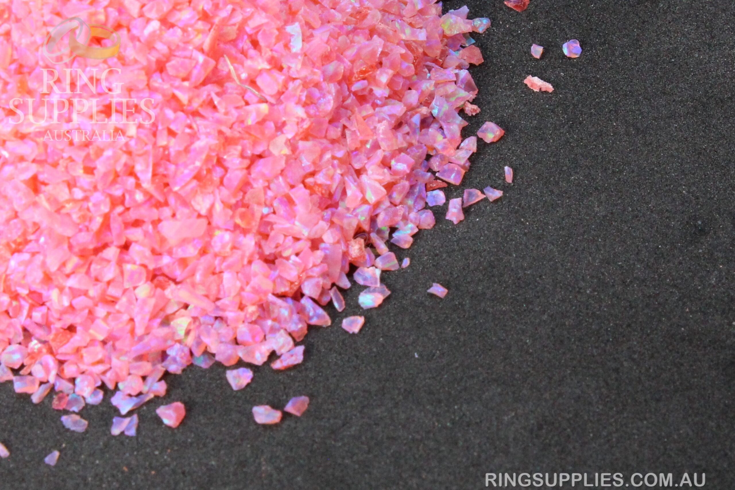 Mexican Pink Crushed Opal Chips