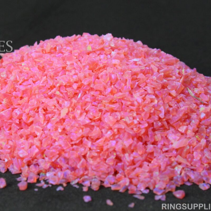 Mexican Pink Crushed Opal Chips