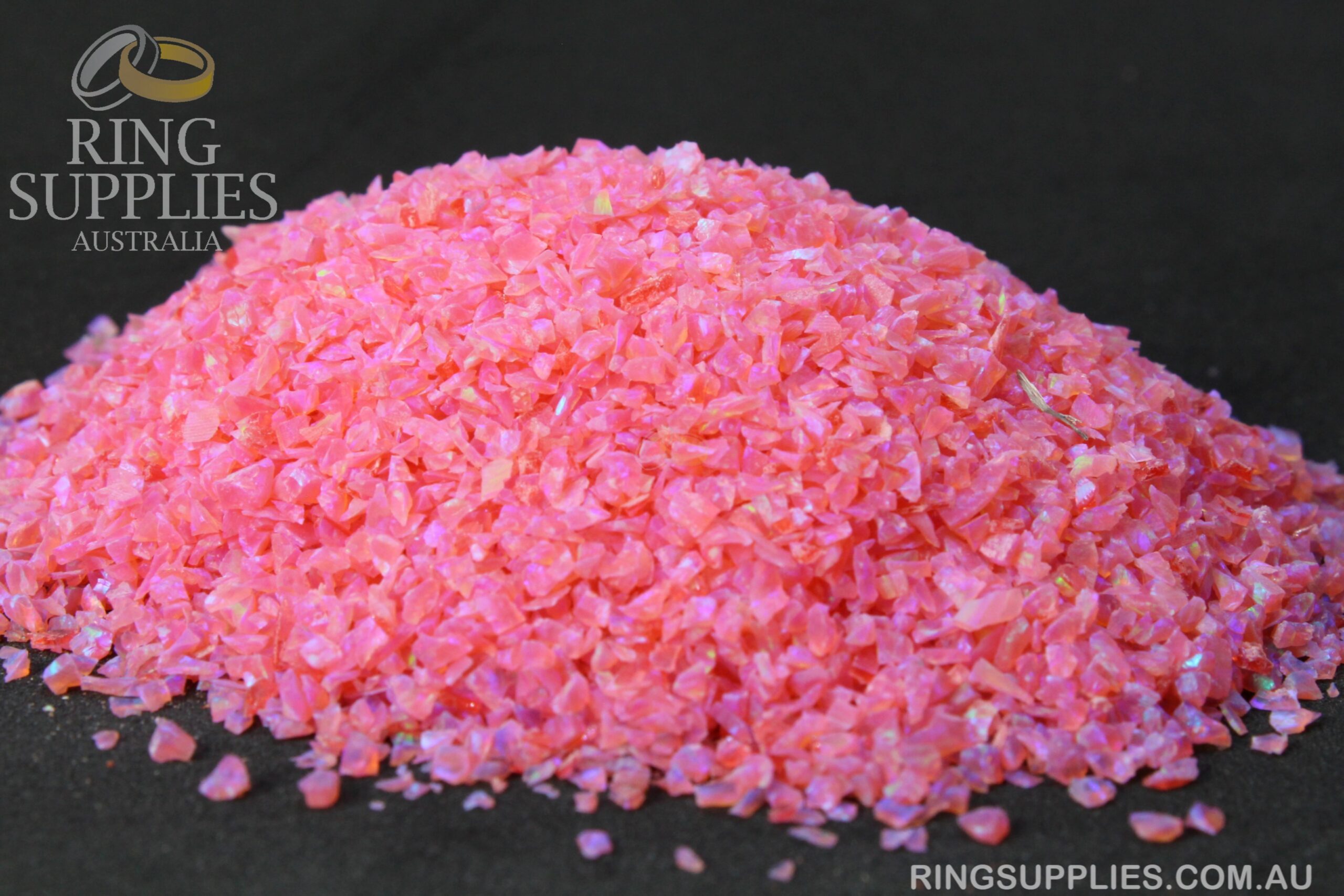Mexican Pink Crushed Opal Chips