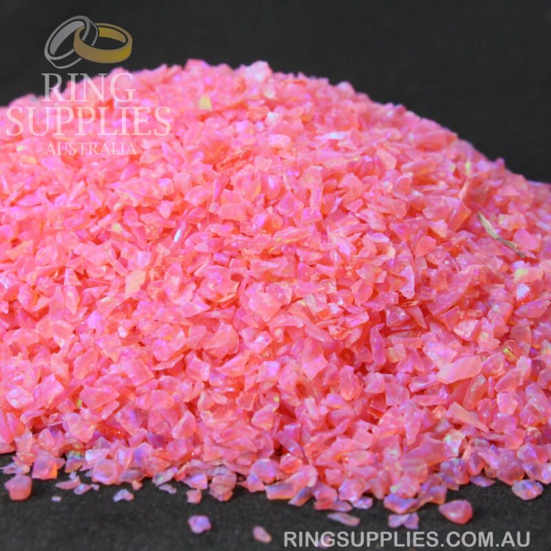 Mexican Pink Crushed Opal Chips
