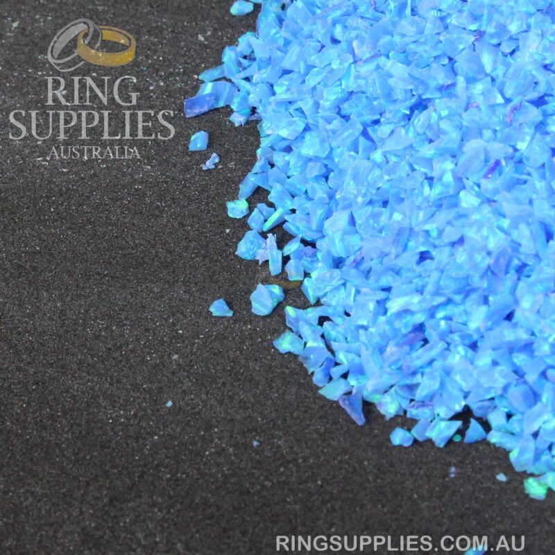 Blue Pacific Crushed Opal Chips