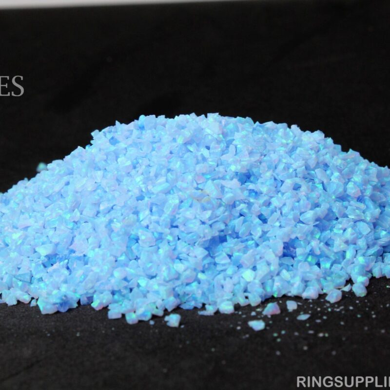 Azure Crushed Opal Chips