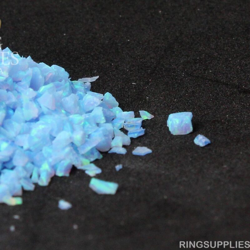 Azure Crushed Opal Chips