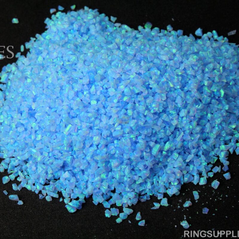 Azure Crushed Opal Chips