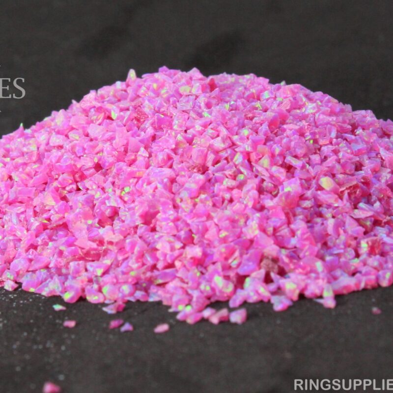 Magenta Crushed Opal Chips