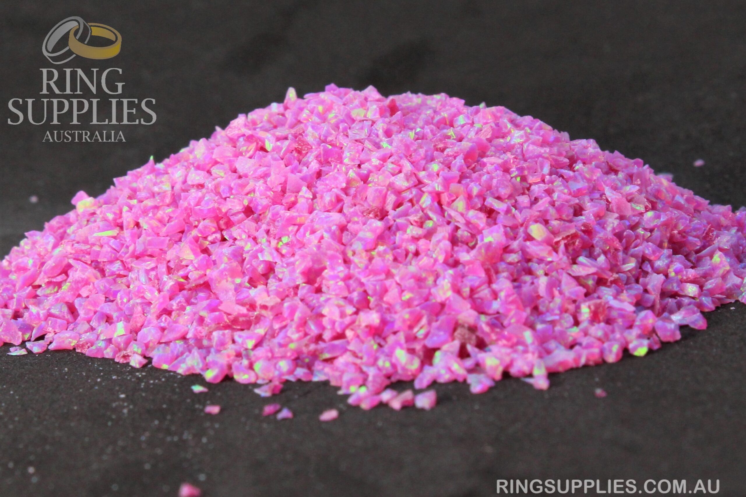 Magenta Crushed Opal Chips
