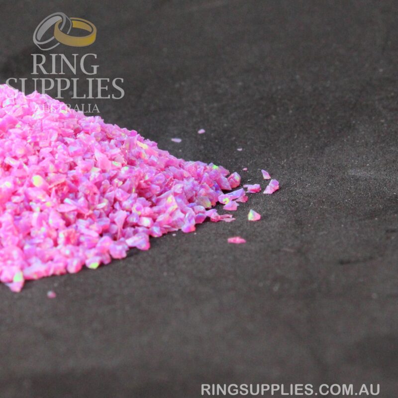 Magenta Crushed Opal Chips