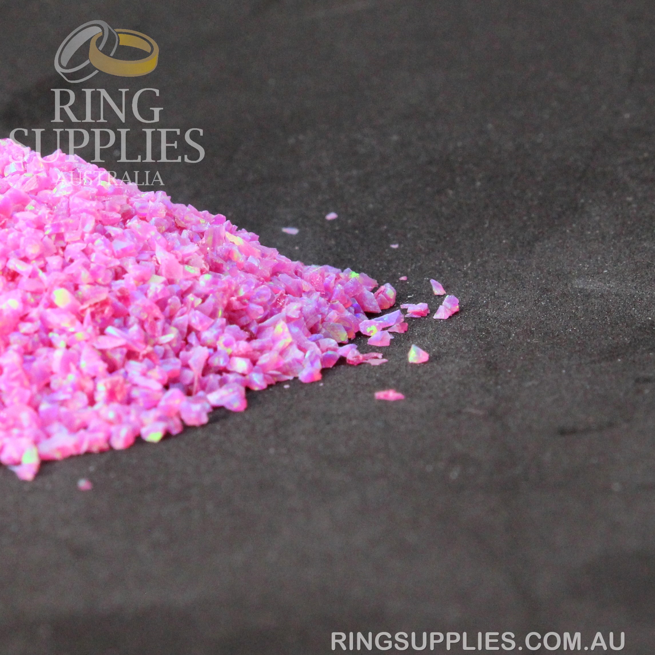 Magenta Crushed Opal Chips