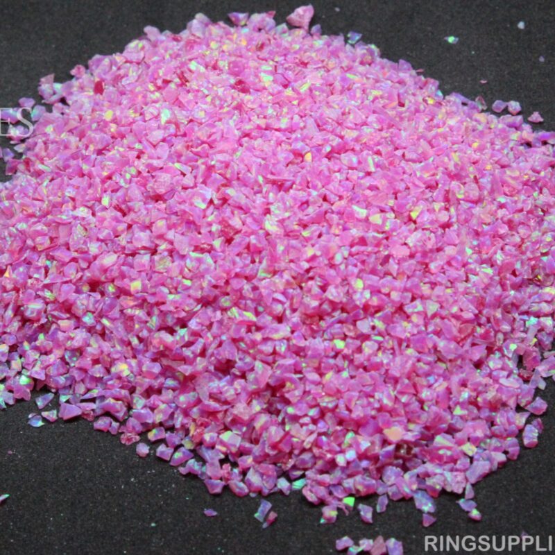 Magenta Crushed Opal Chips