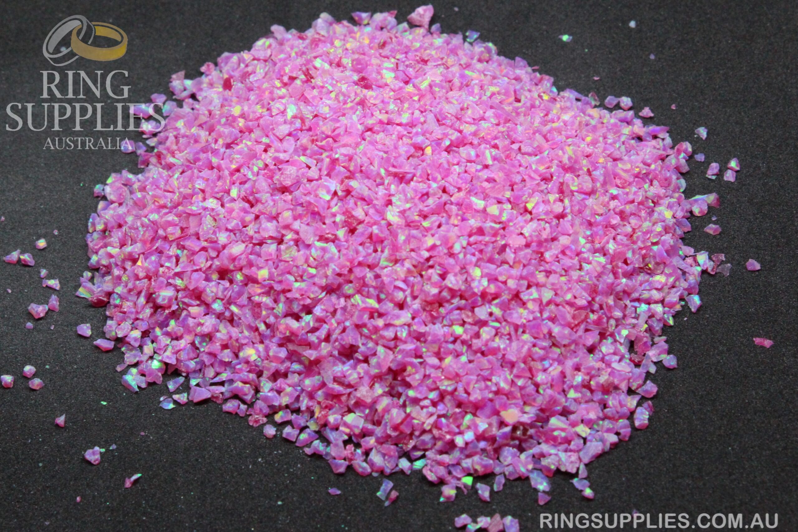 Magenta Crushed Opal Chips