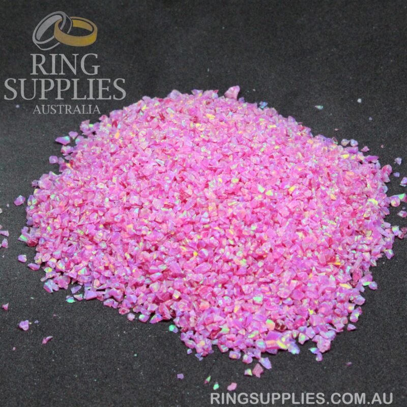 Magenta Crushed Opal Chips